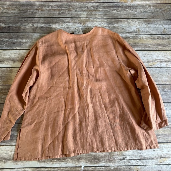 David Dart Collection 100% Linen Button Down Shirt XL - Picture 4 of 5